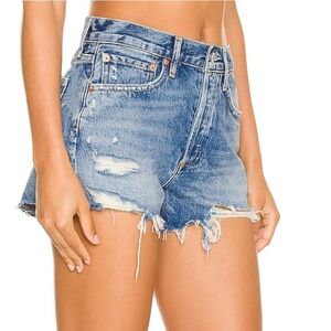 AGOLDE Parker Denim Cut off Short